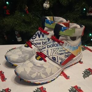 New Balance Francisco Lindor Multi Color Floral Turf Shoes Rare Size 11.5